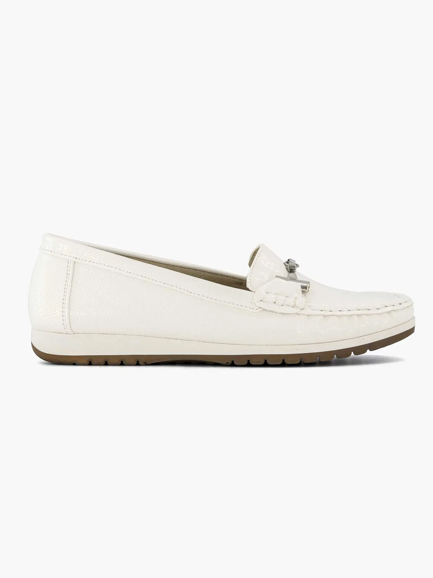Online Witte Instapper Sierketting Dames Comfort Schoenen