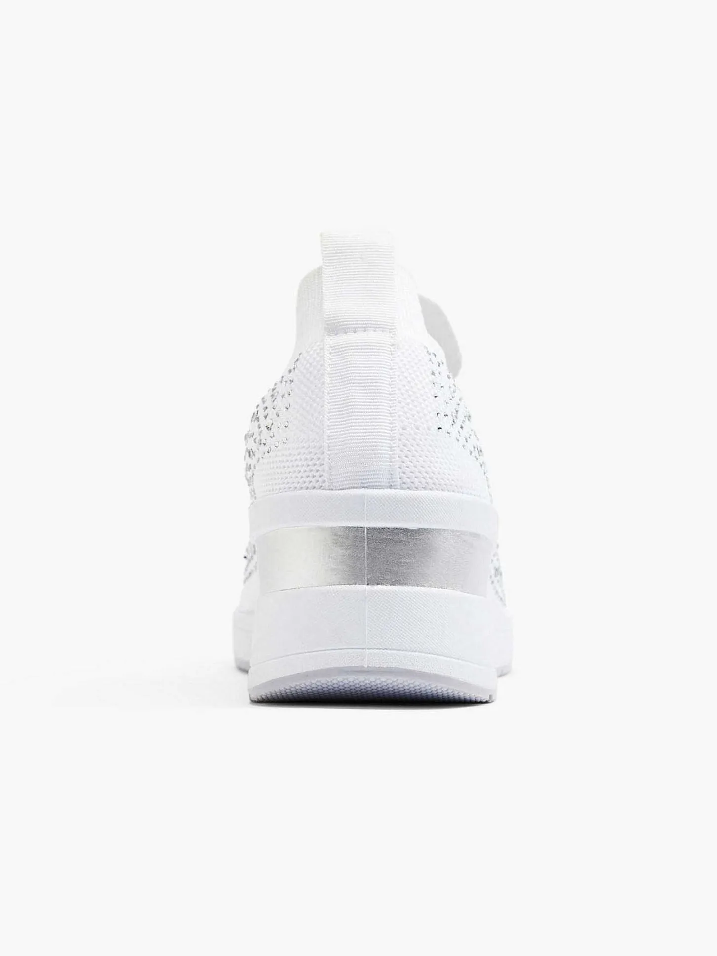 Clearance Witte Instapper Steentjes Dames Instappers