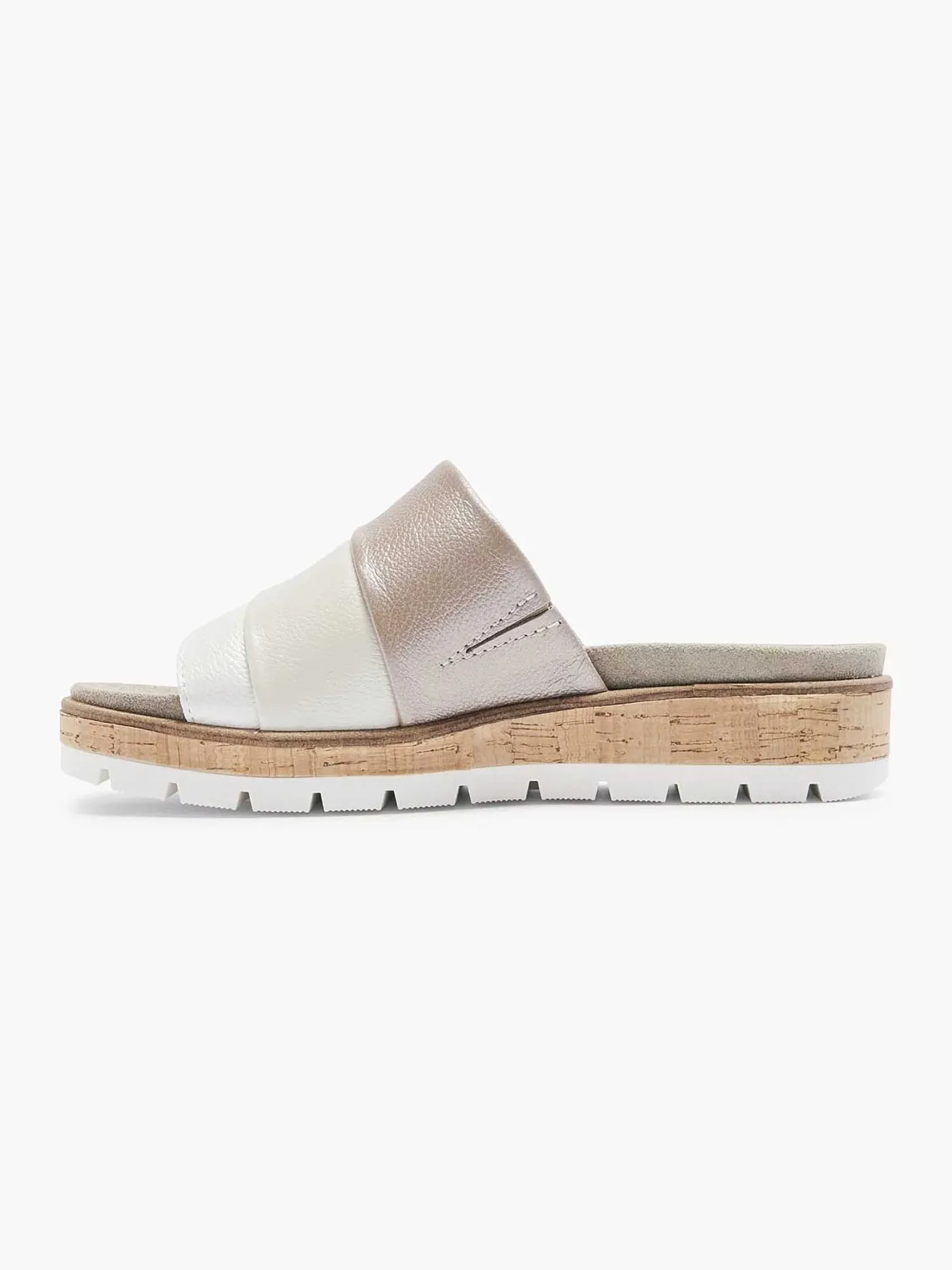 Online Witte Leren Comfort Slipper Dames Slippers