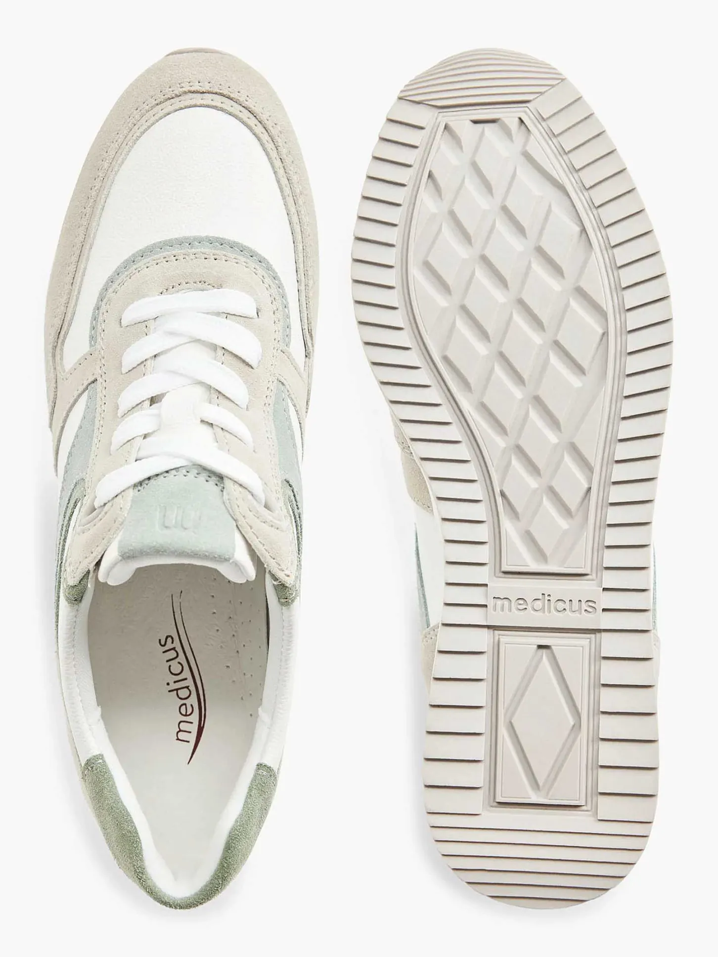 Outlet Witte Leren Comfort Sneaker Dames Comfort Schoenen
