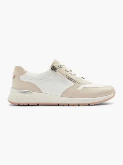 New Witte Leren Comfort Sneaker Dames Comfort Schoenen