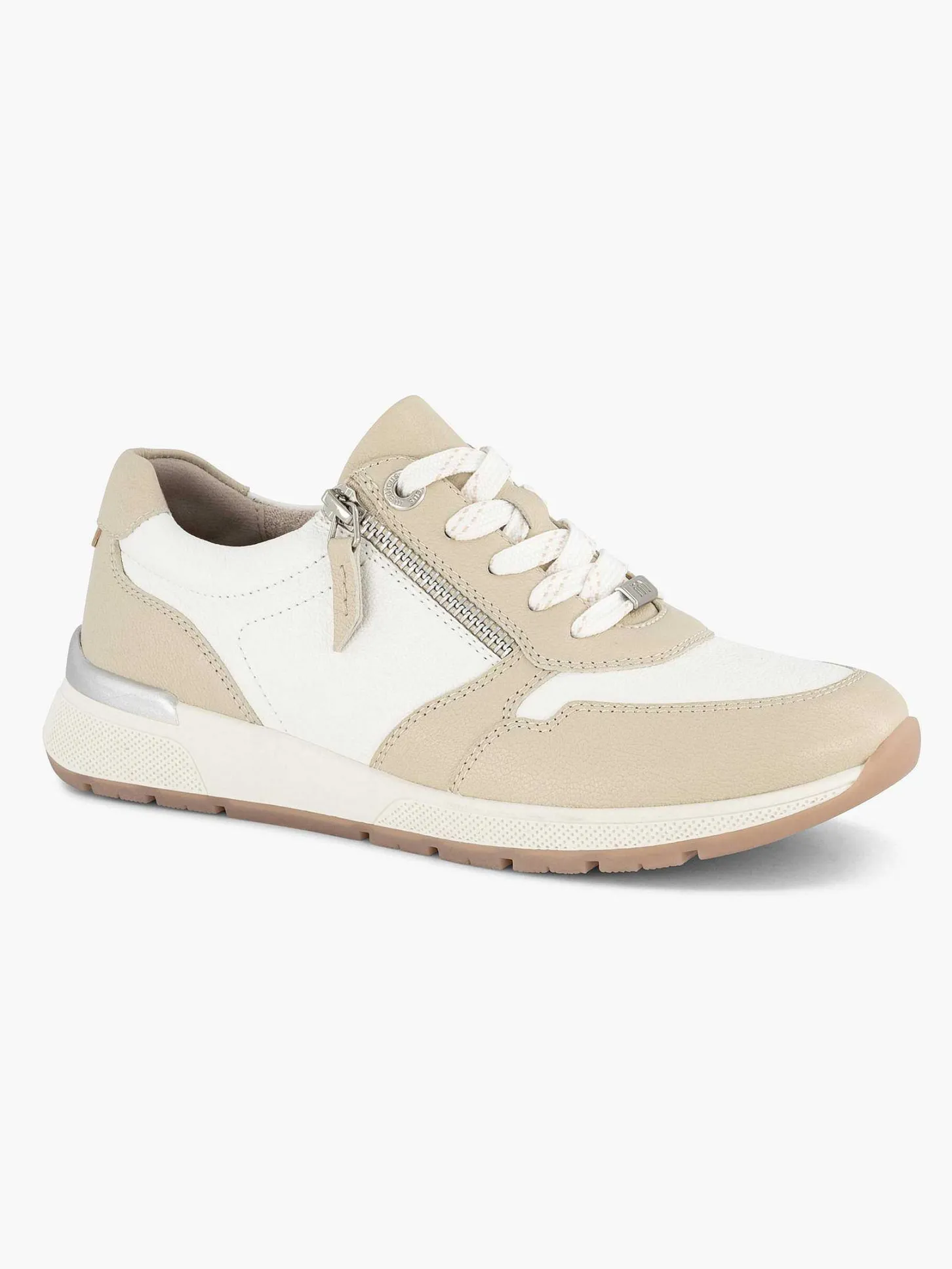 New Witte Leren Comfort Sneaker Dames Comfort Schoenen