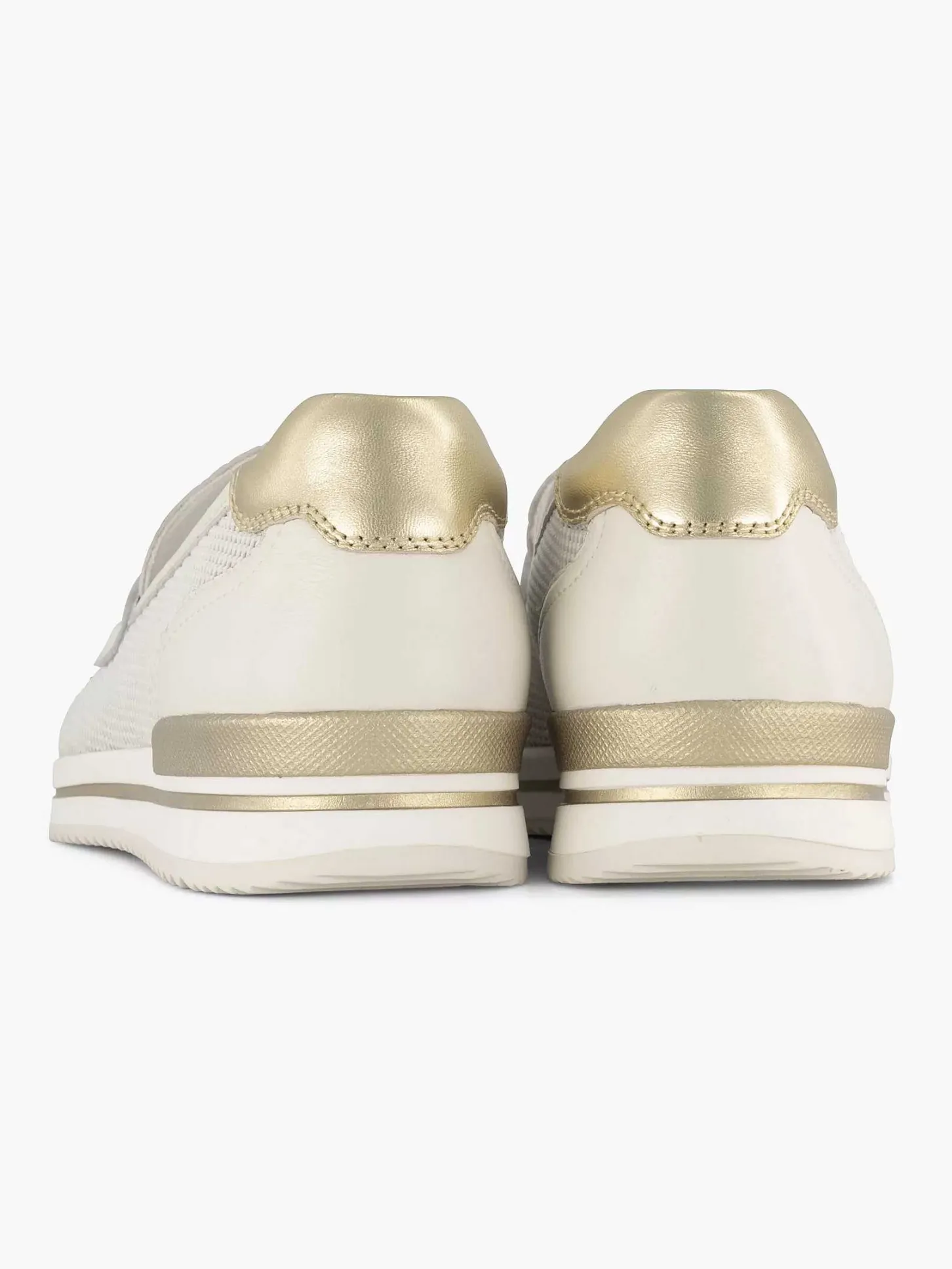 Sale Witte Leren Instapper Dames Comfort Schoenen
