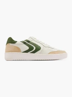 Hot Witte Leren Retro Sneaker Heren Sneakers