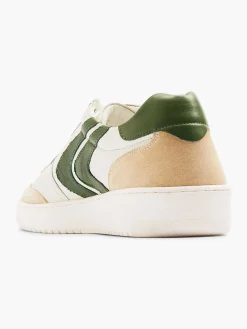 Hot Witte Leren Retro Sneaker Heren Sneakers