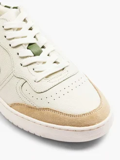 Hot Witte Leren Retro Sneaker Heren Sneakers