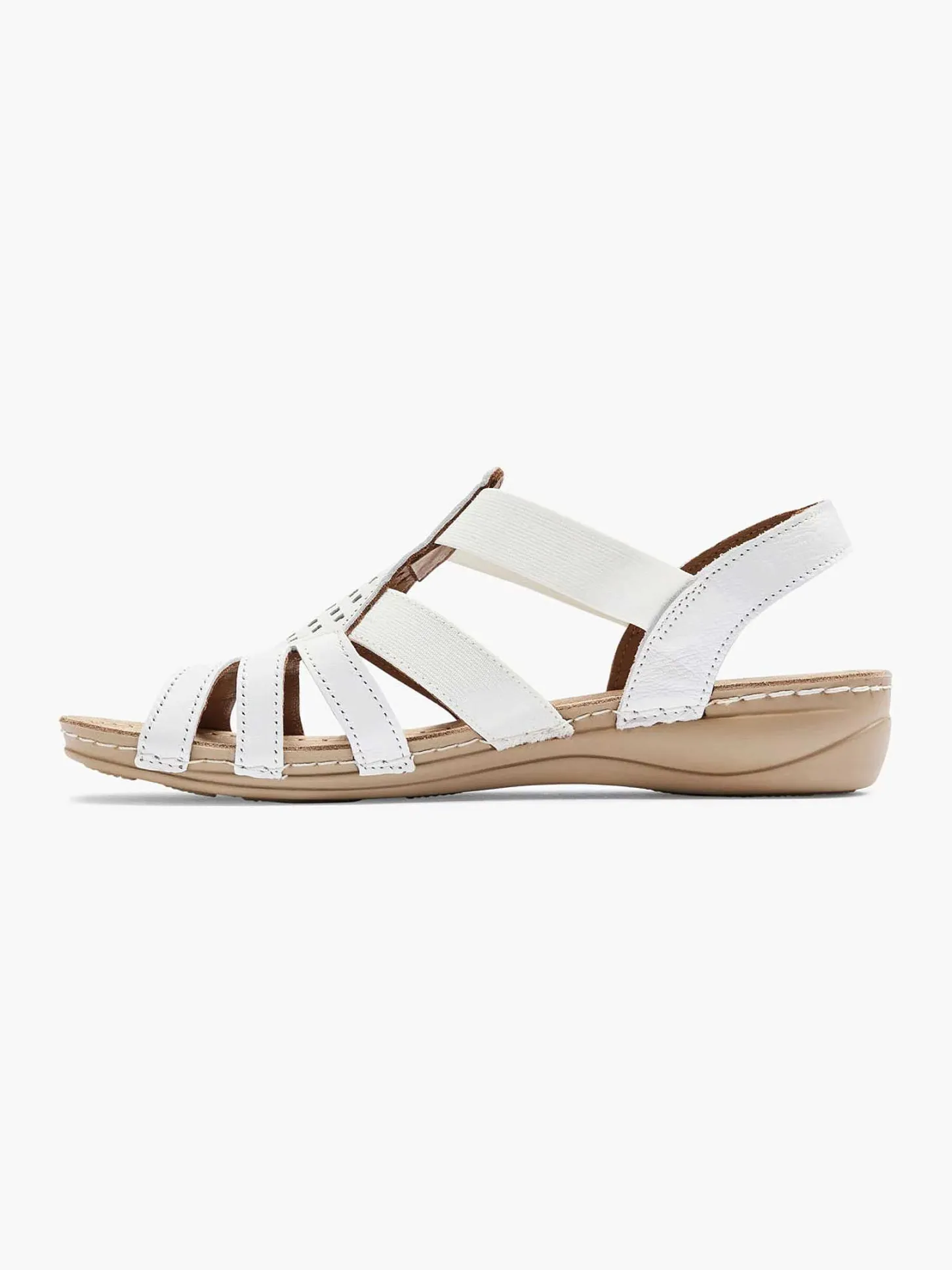 Best Witte Leren Sandaal Dames Comfort Schoenen