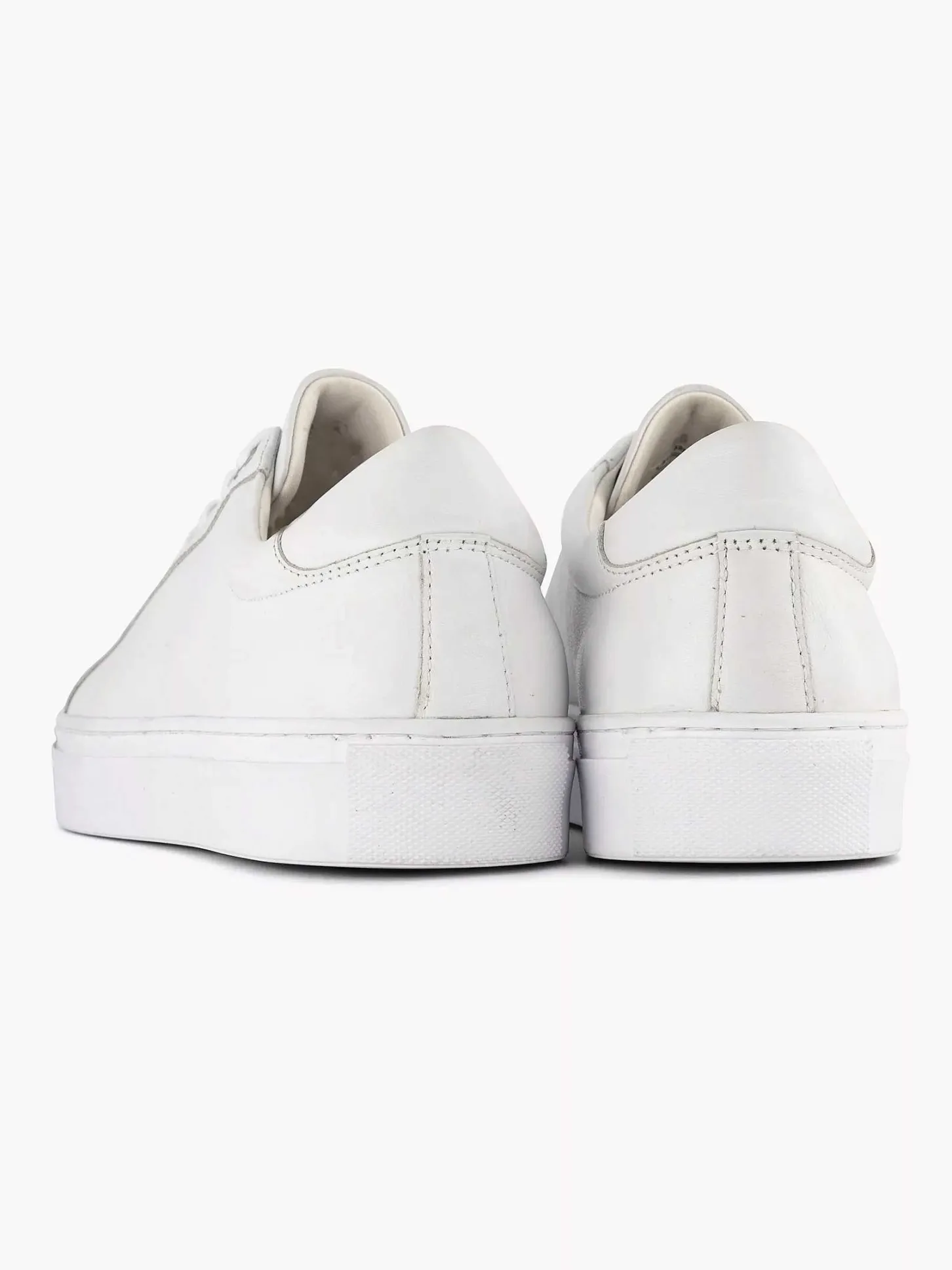 Discount Witte Leren Sneaker Heren Sneakers