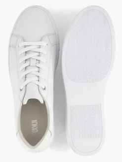 Discount Witte Leren Sneaker Heren Sneakers
