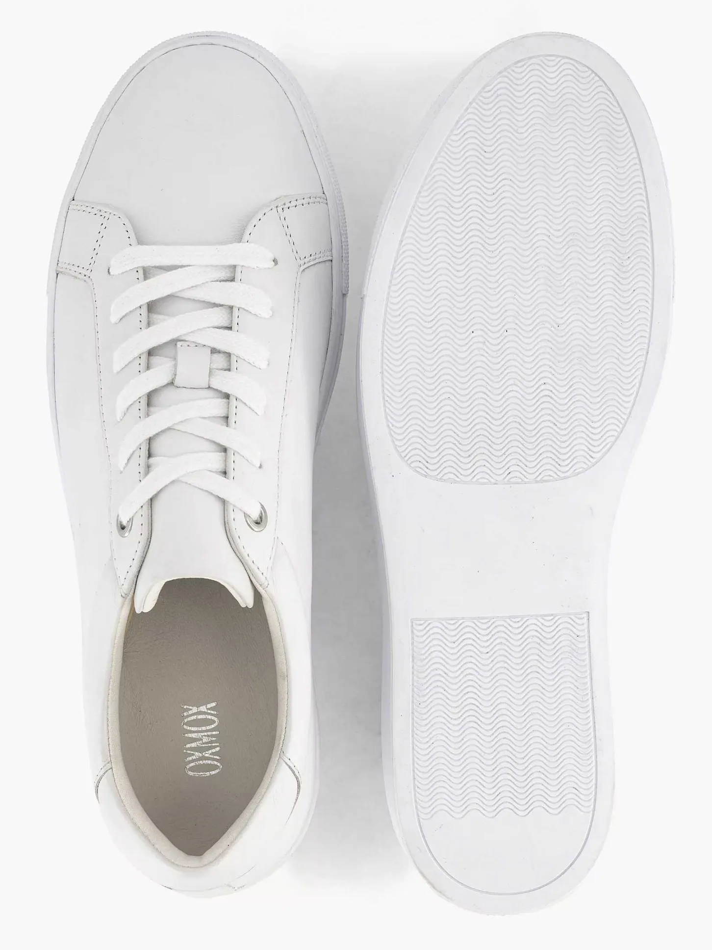 Discount Witte Leren Sneaker Heren Sneakers
