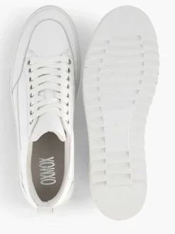 Discount Witte Leren Sneaker Heren Sneakers