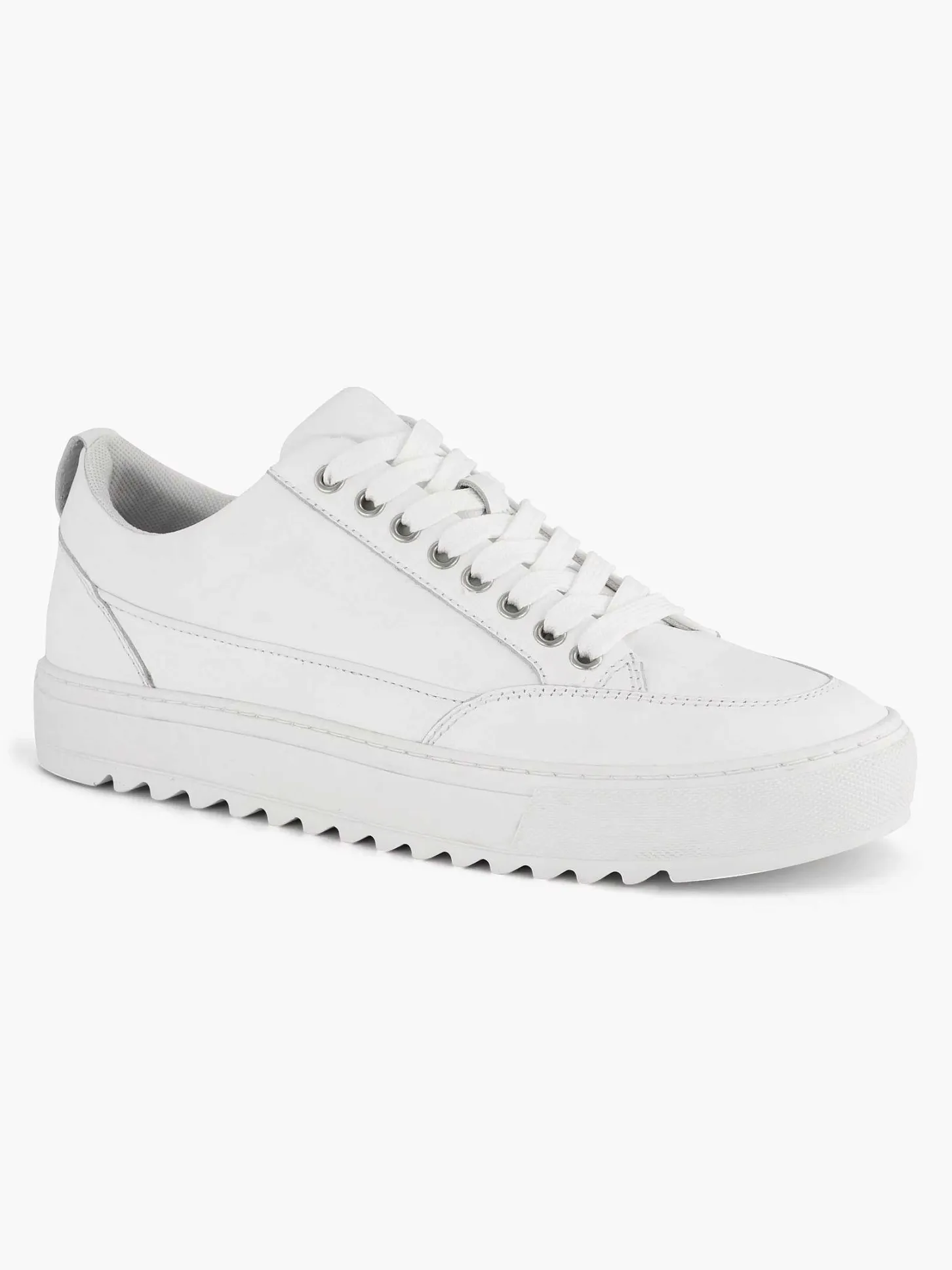 Discount Witte Leren Sneaker Heren Sneakers