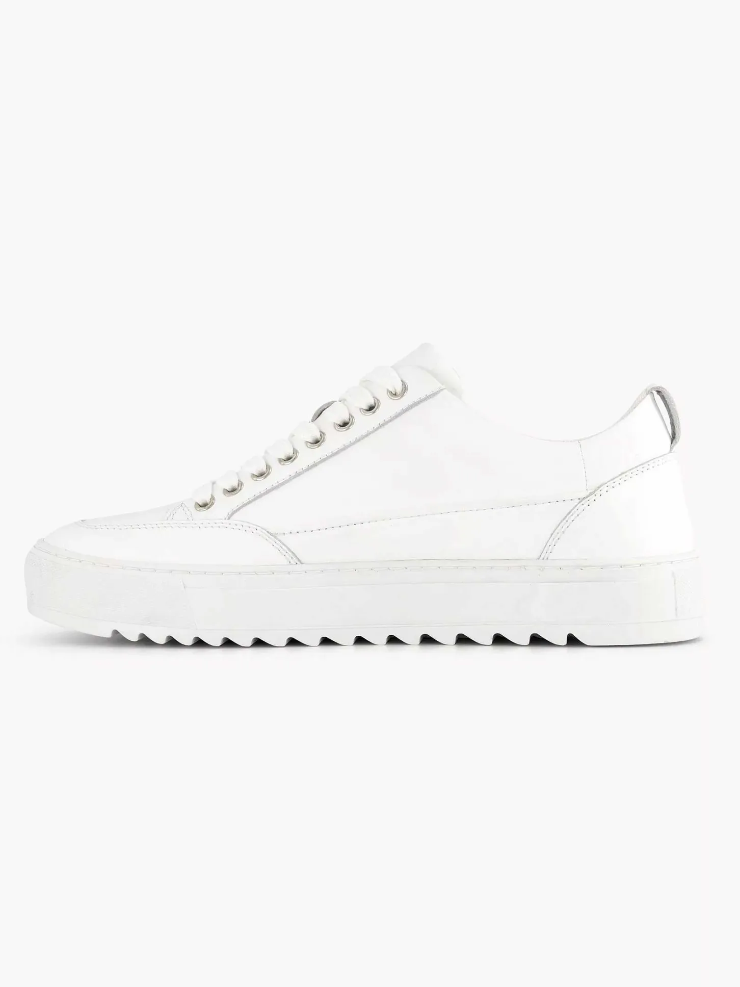 Discount Witte Leren Sneaker Heren Sneakers