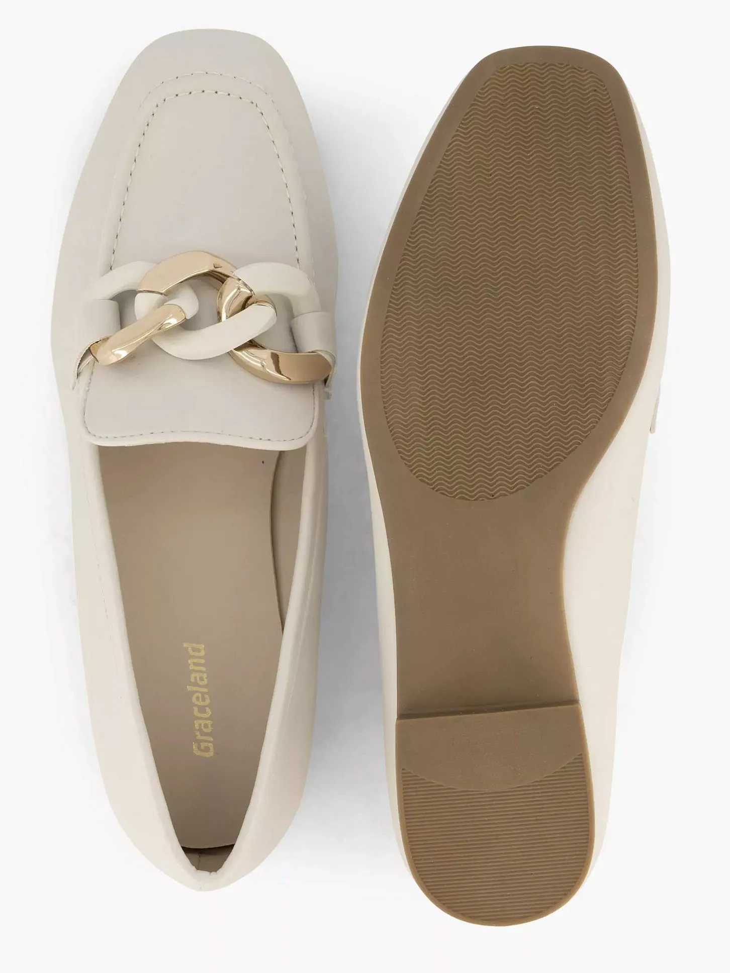 Online Witte Loafer Dames Instappers
