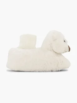Clearance Witte Pantoffel Beer Kinderen Jongensschoenen