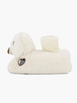 Clearance Witte Pantoffel Beer Kinderen Jongensschoenen