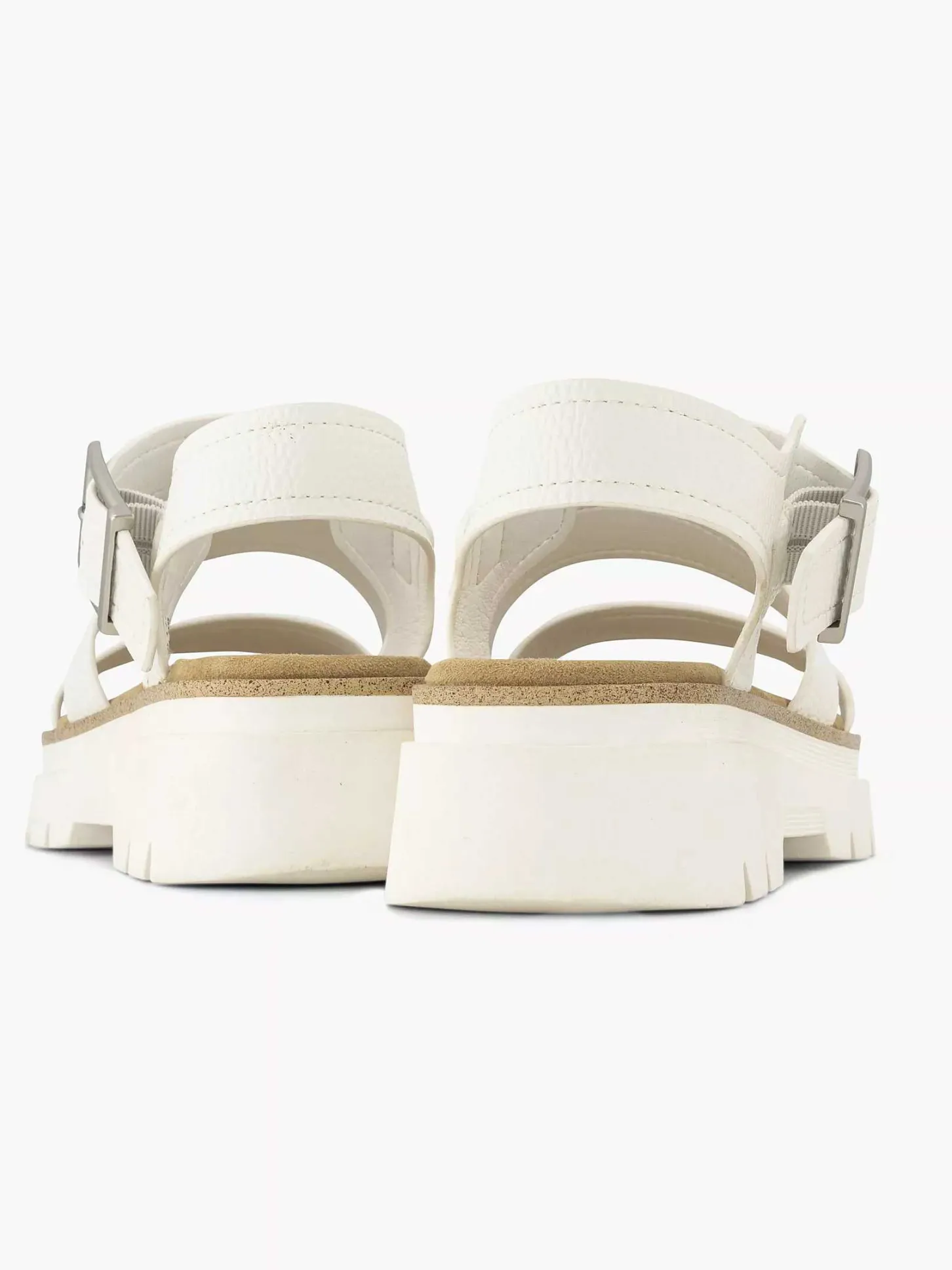 Witte Platform Sandaal Dames Sandalen
