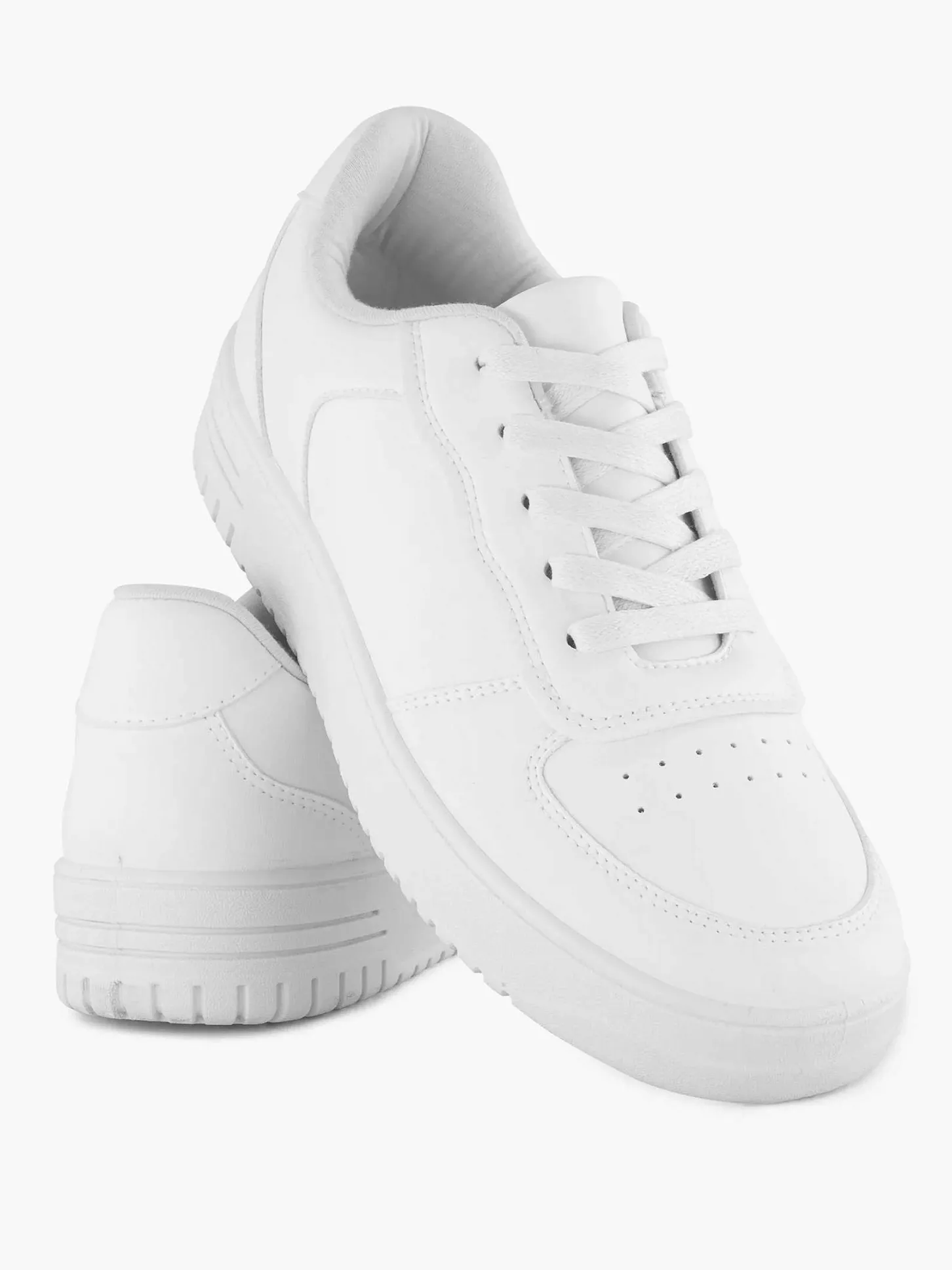 Clearance Witte Platform Sneaker Dames Sneakers
