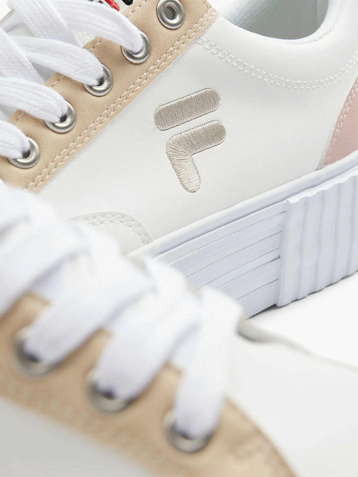 Witte Platform Sneaker Dames Sneakers