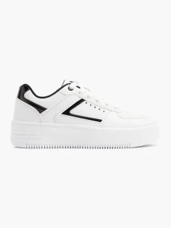 Outlet Witte Platform Sneaker Dames Sneakers