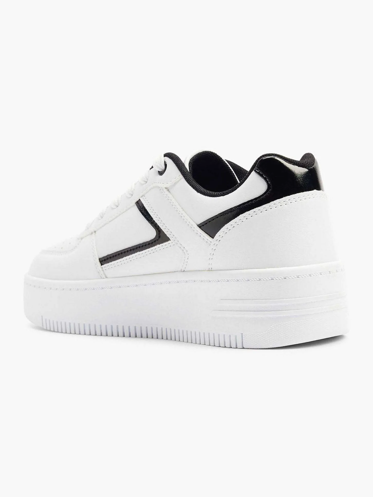 Outlet Witte Platform Sneaker Dames Sneakers