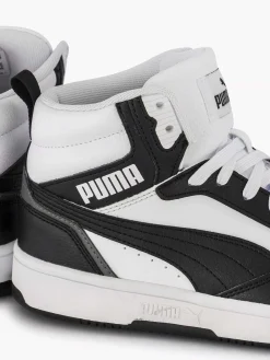 Sale Witte Rebound V6 Mid Jr Kinderen Babyschoenen