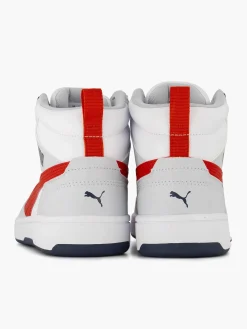 Best Witte Rebound V6 Mid Jr Kinderen Jongensschoenen
