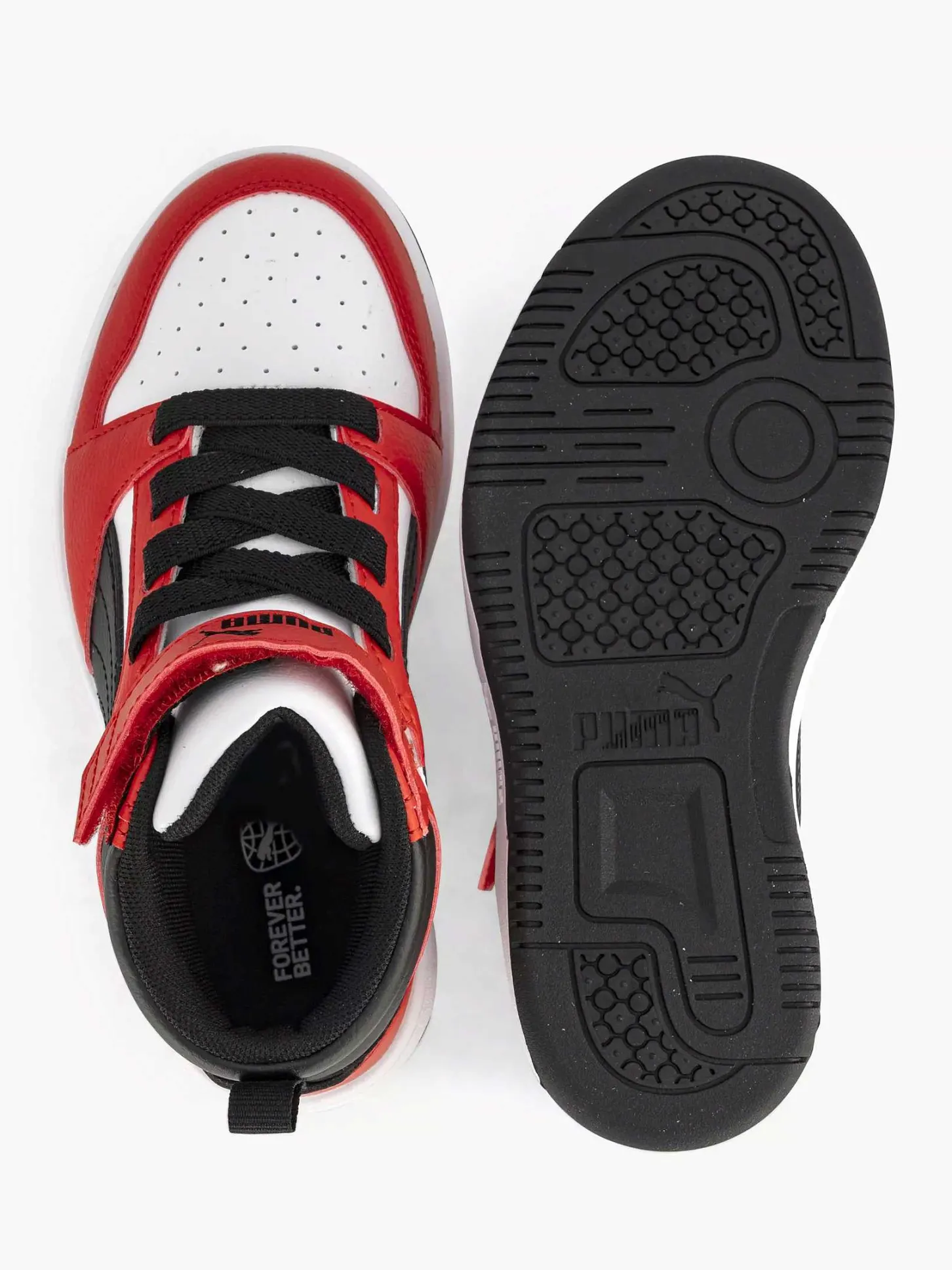 Discount Witte Rebound V6 Mid Ac+ Ps Kinderen Jongensschoenen