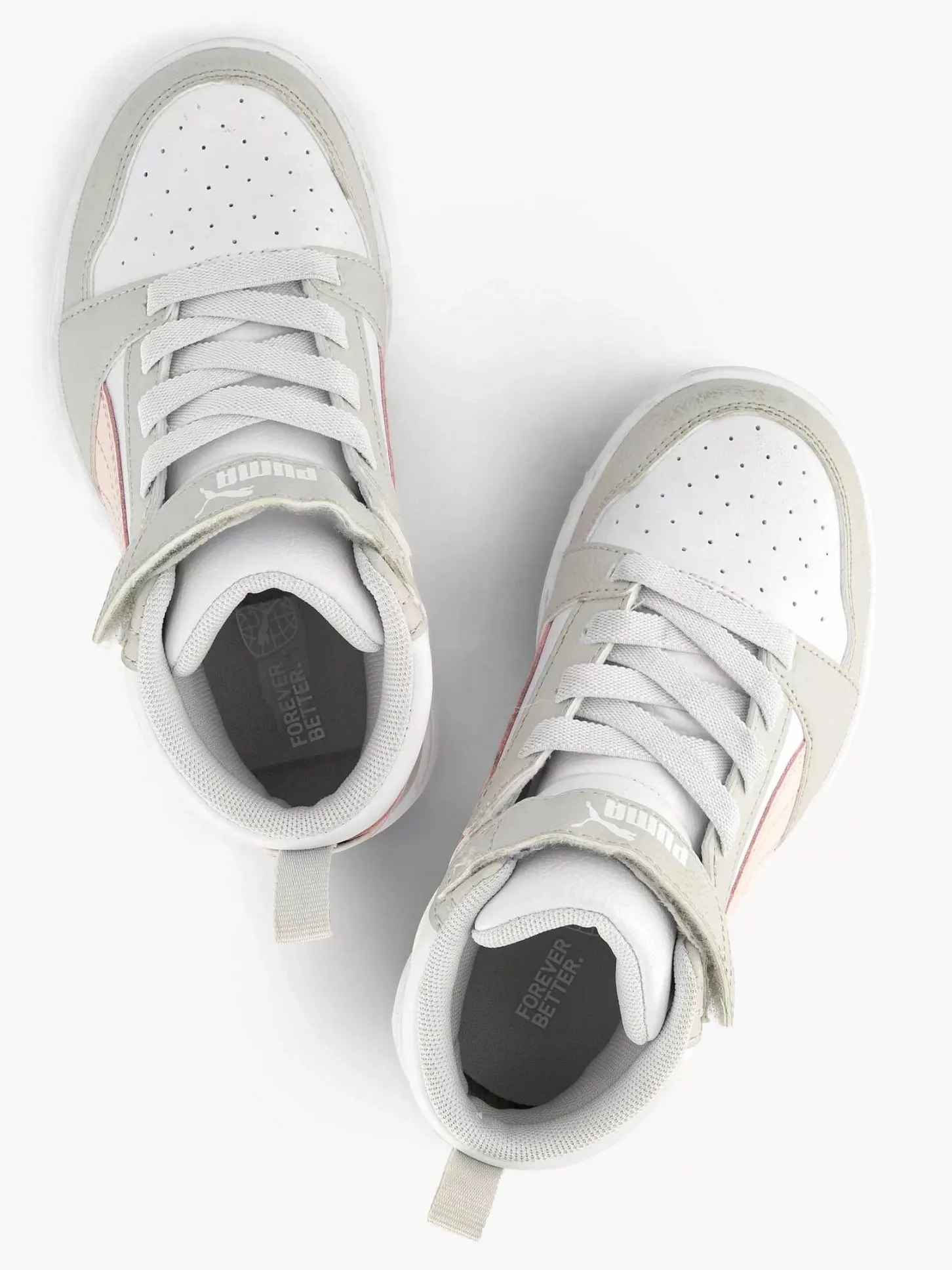 Discount Witte Rebound V6 Mid Ac+ Ps Kinderen Jongensschoenen