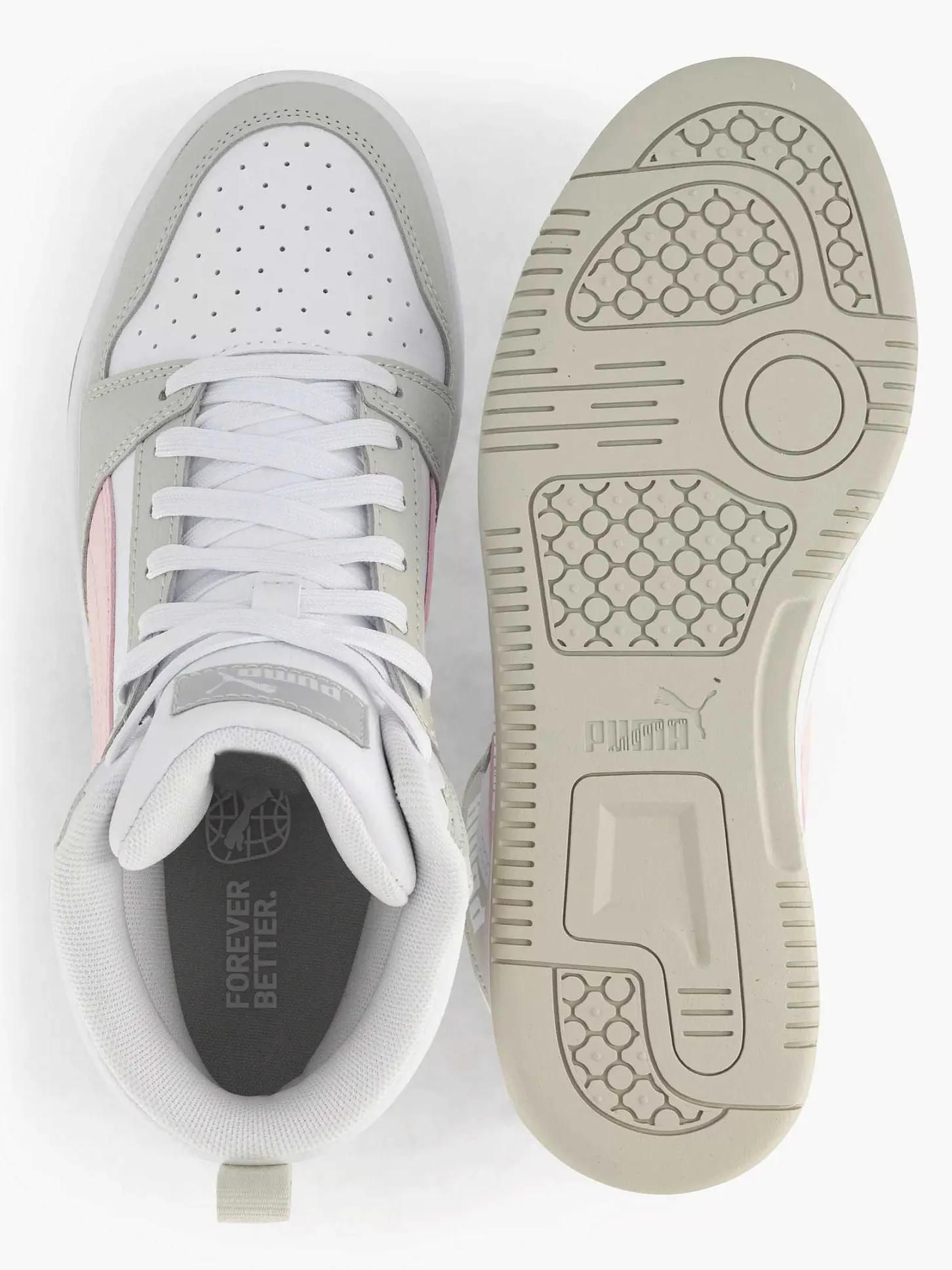 Sale Witte Rebound V6 Mid Jr Dames Sneakers