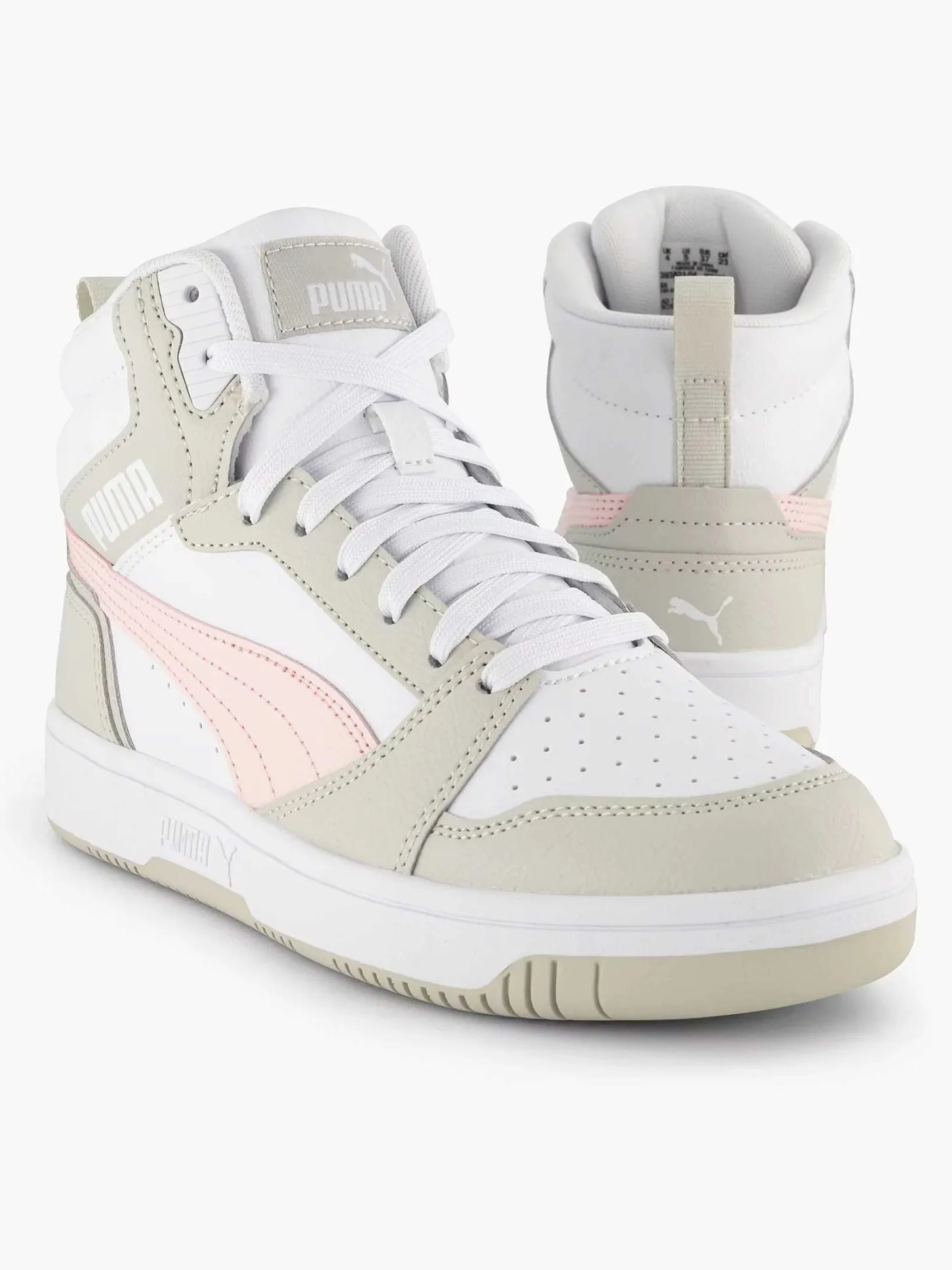 Sale Witte Rebound V6 Mid Jr Dames Sneakers