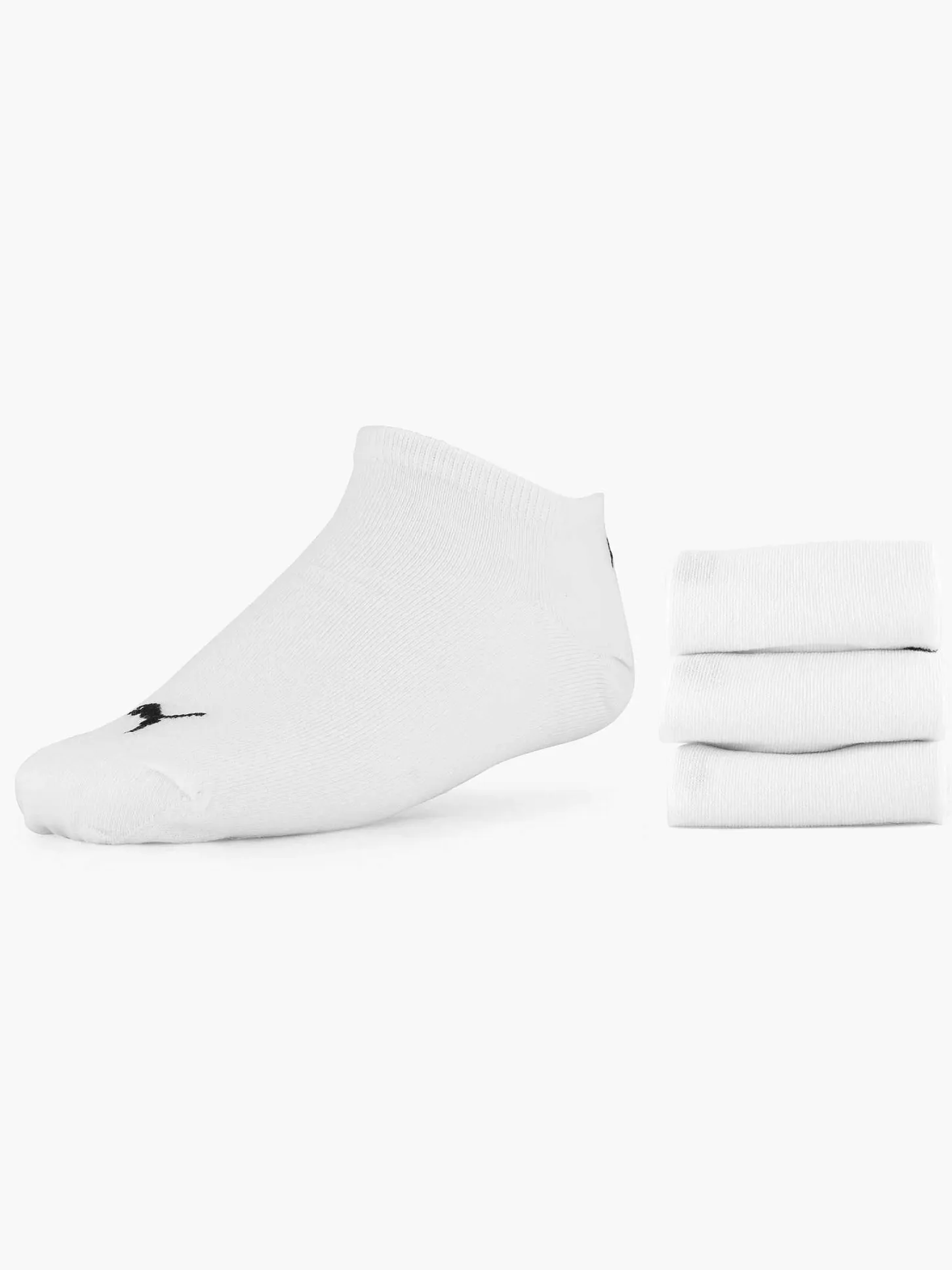 Online Witte Sneaker Plain 3 Pak 43-46 Heren Sokken