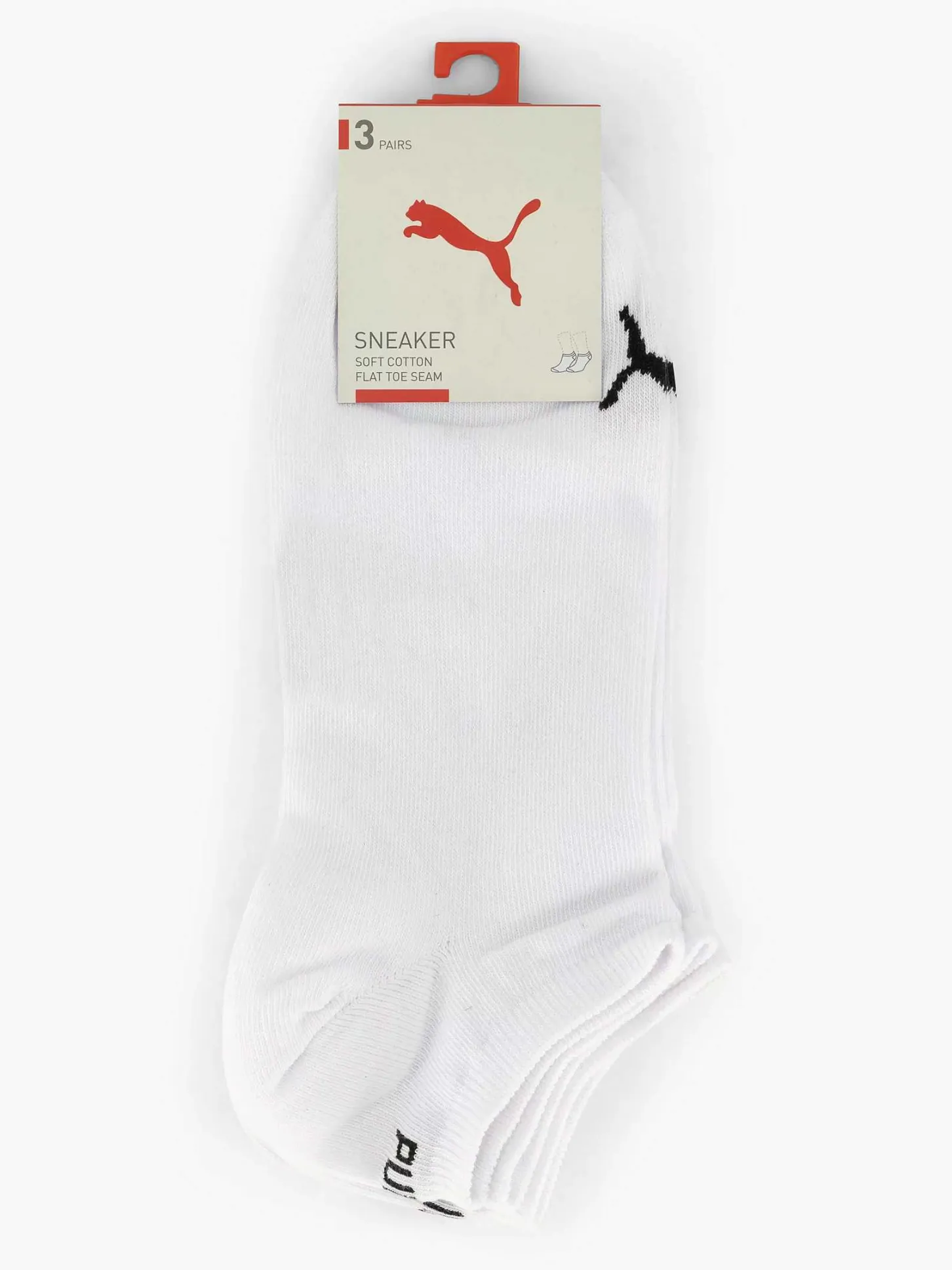 Online Witte Sneaker Plain 3 Pak 43-46 Heren Sokken
