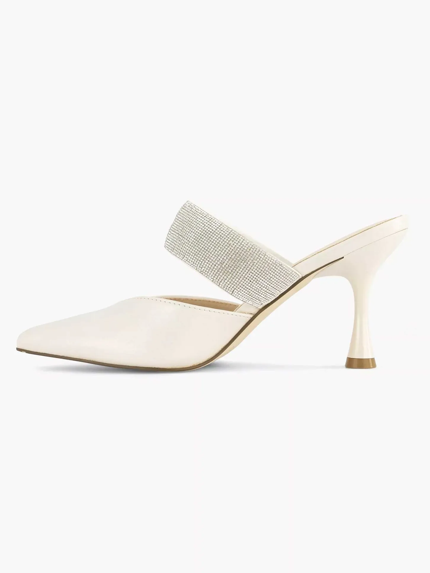 Hot Witte Pump Steentjes Dames Pumps
