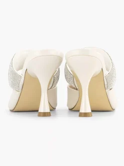 Hot Witte Pump Steentjes Dames Pumps