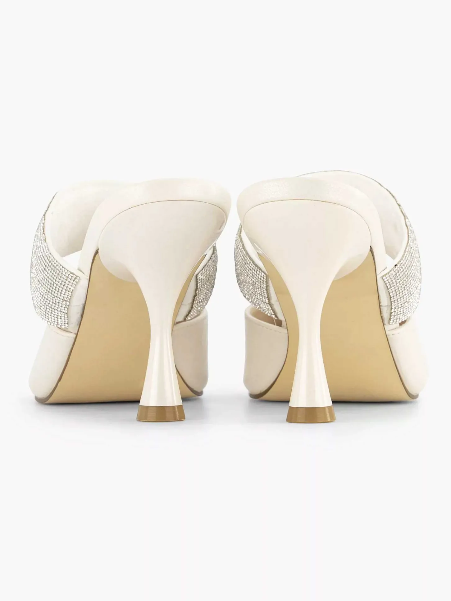 Hot Witte Pump Steentjes Dames Pumps