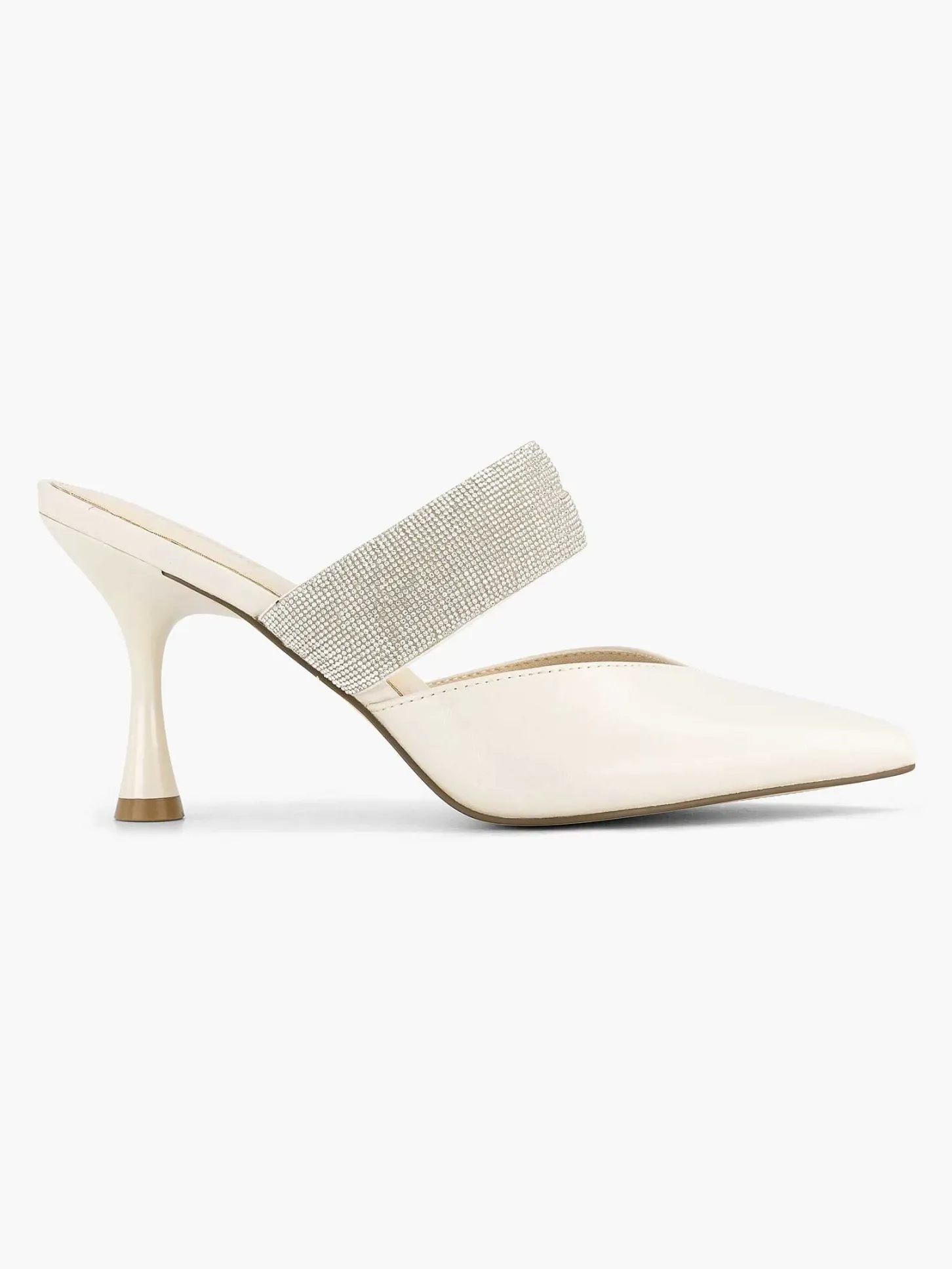 Hot Witte Pump Steentjes Dames Pumps