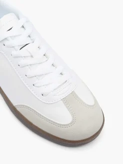 Sale Witte Retro Sneaker Dames Sneakers