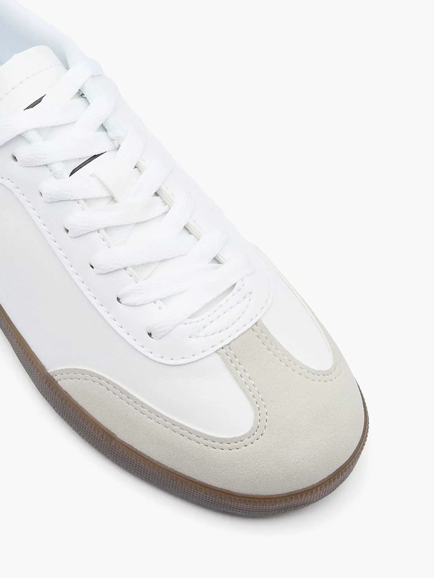 Sale Witte Retro Sneaker Dames Sneakers