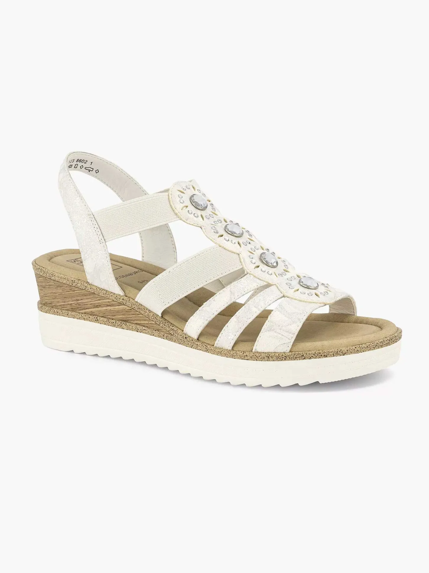 Sale Witte Sandaal Sheehak Dames Comfort Schoenen