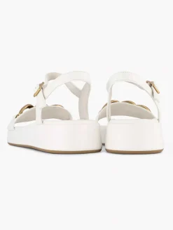 Clearance Witte Sandaal Sierketting Dames Sandalen