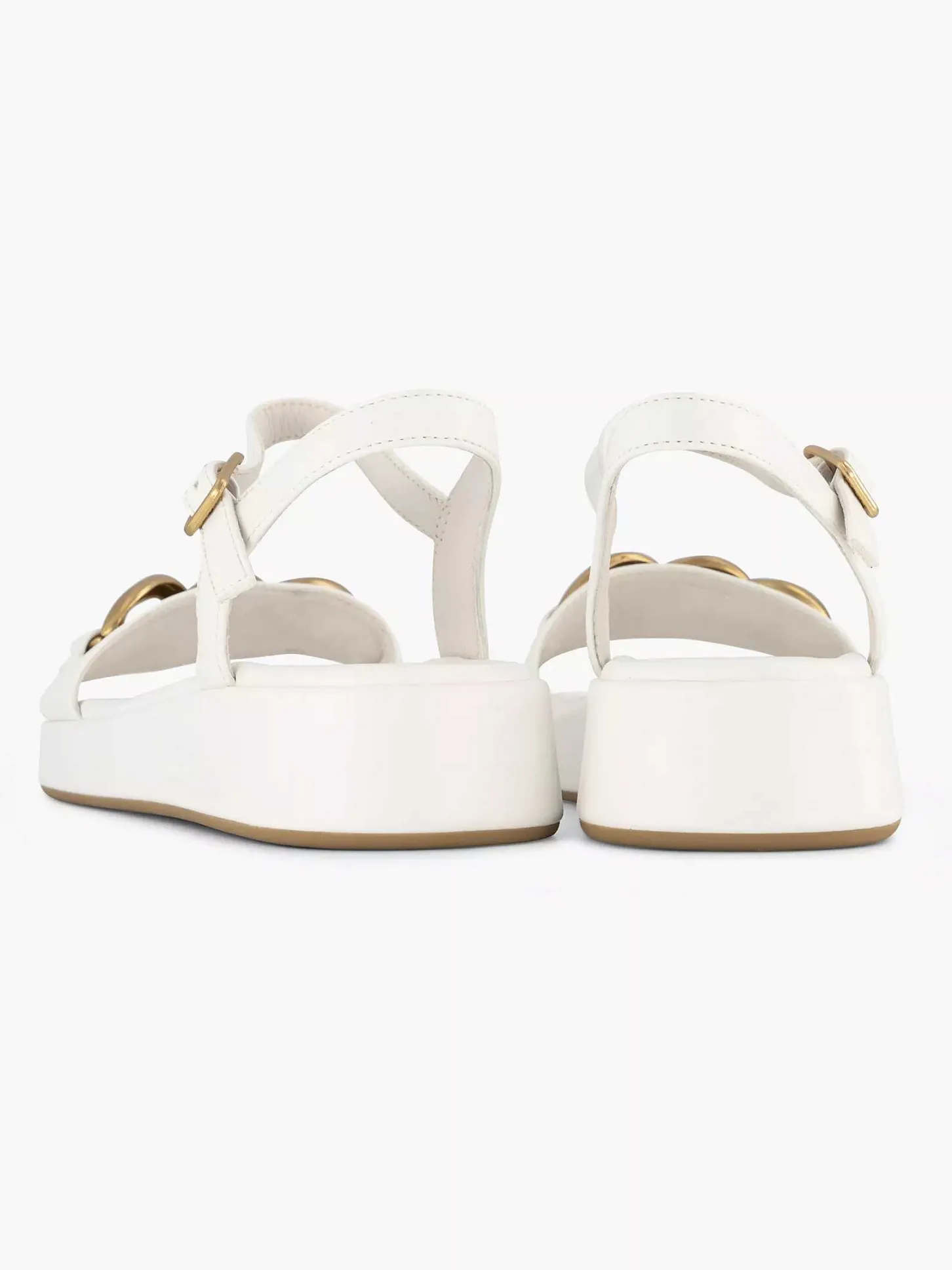 Clearance Witte Sandaal Sierketting Dames Sandalen