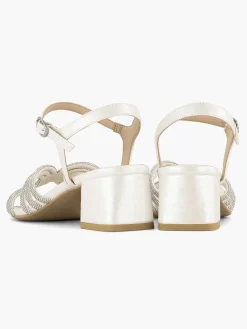 Clearance Witte Sandalette Dames Sandalen