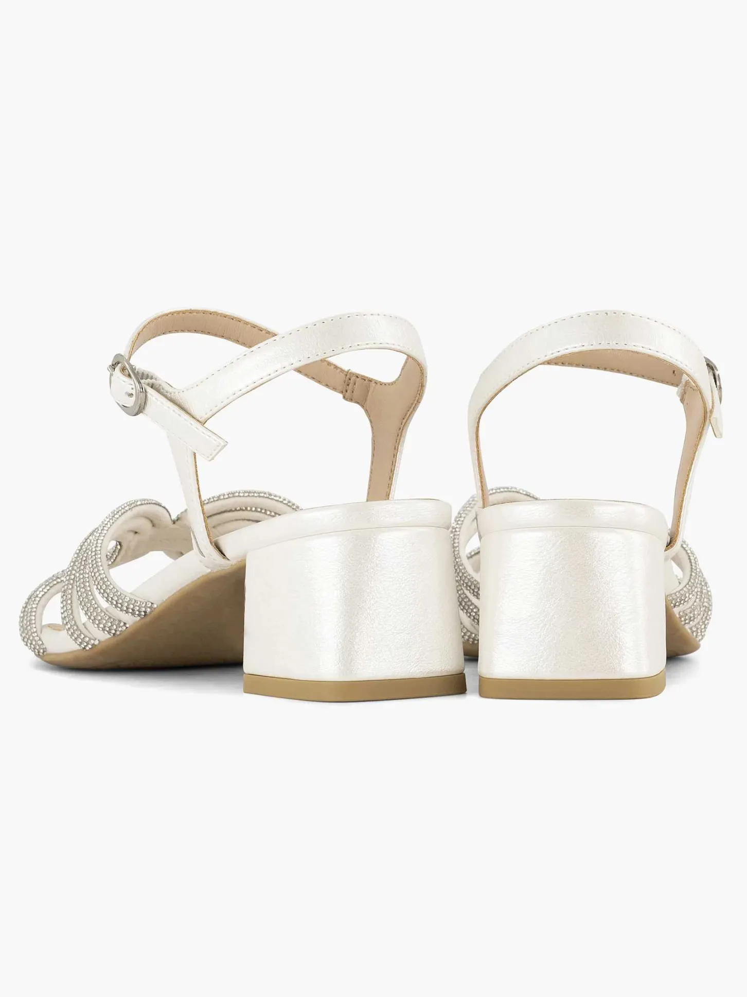 Clearance Witte Sandalette Dames Sandalen