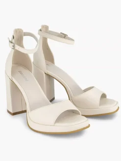 Clearance Witte Sandalette Dames Sandalen