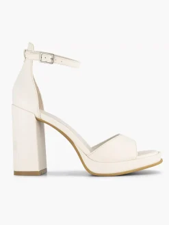 Clearance Witte Sandalette Dames Sandalen