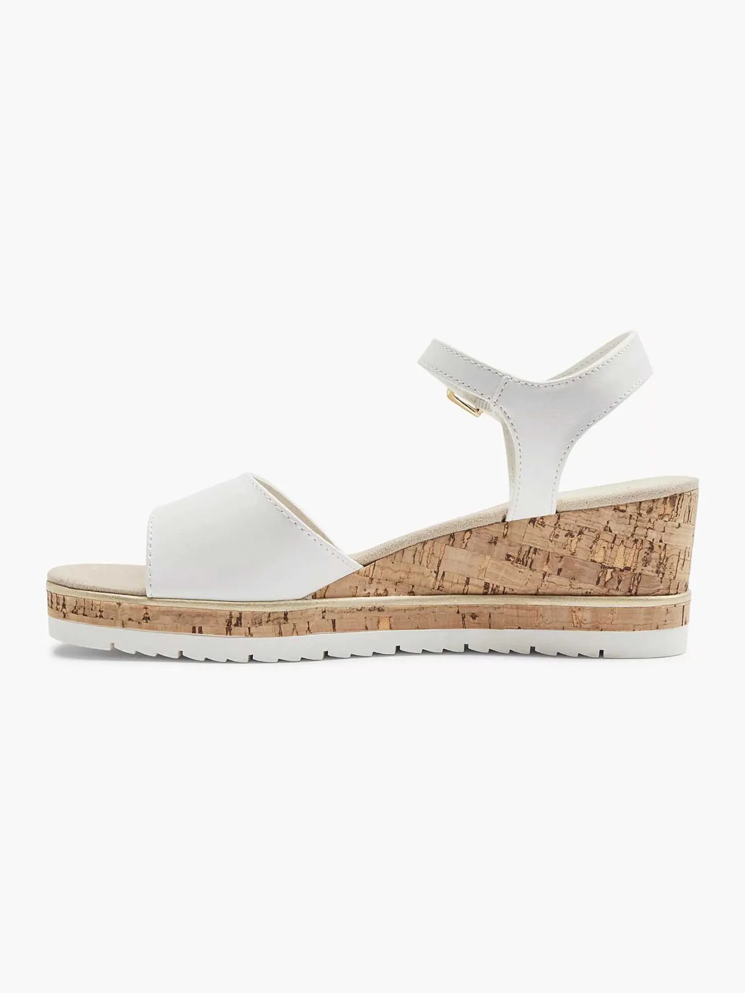 Hot Witte Sandalette Sleehak Dames Sandalen