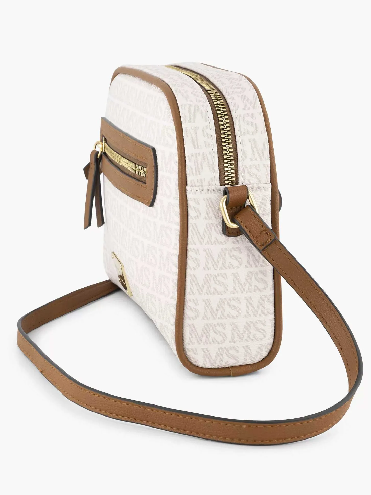 Witte Schoudertas Print Dames Online Exclusive Accessoires