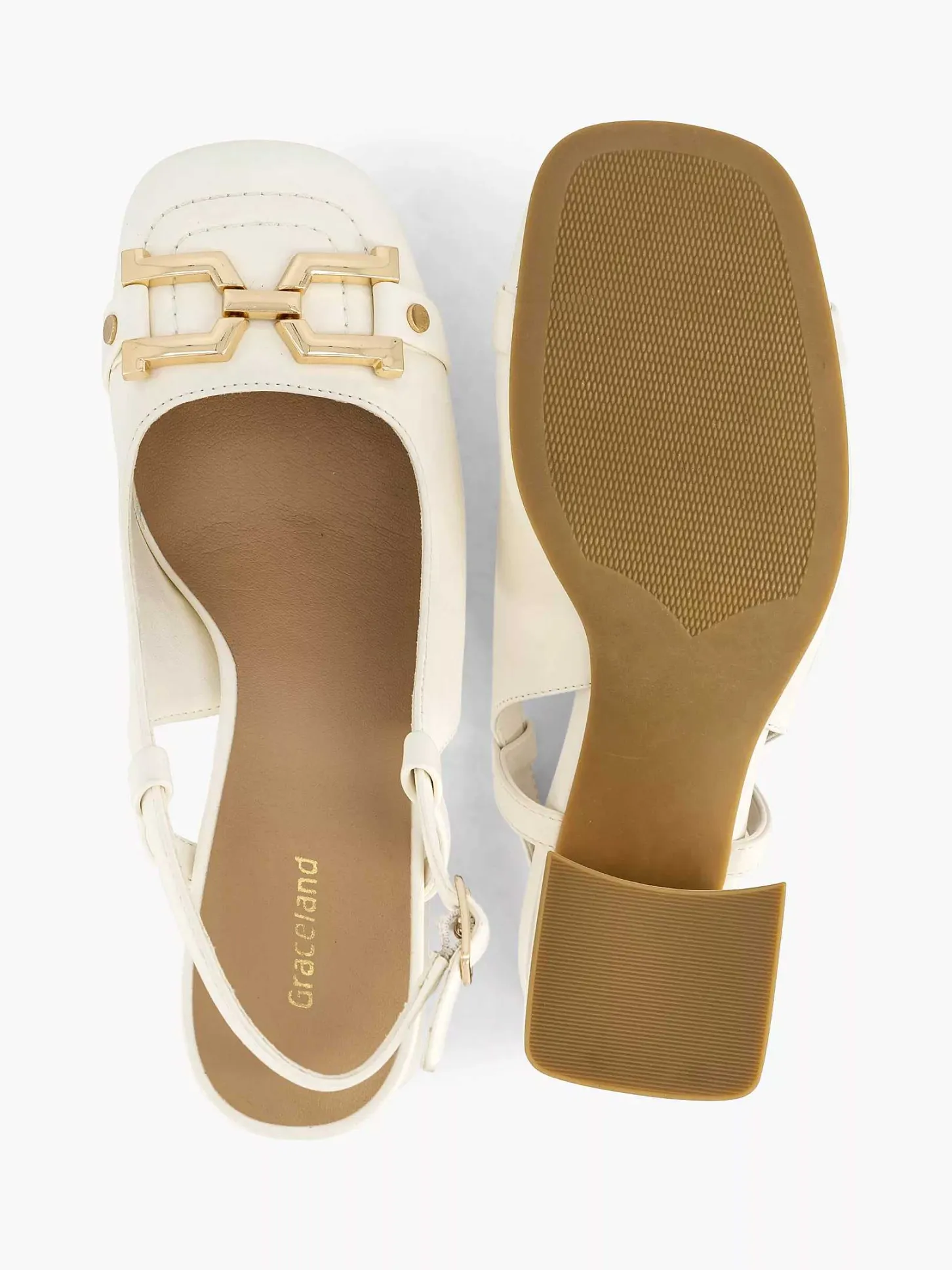 New Witte Slingback Dames Pumps