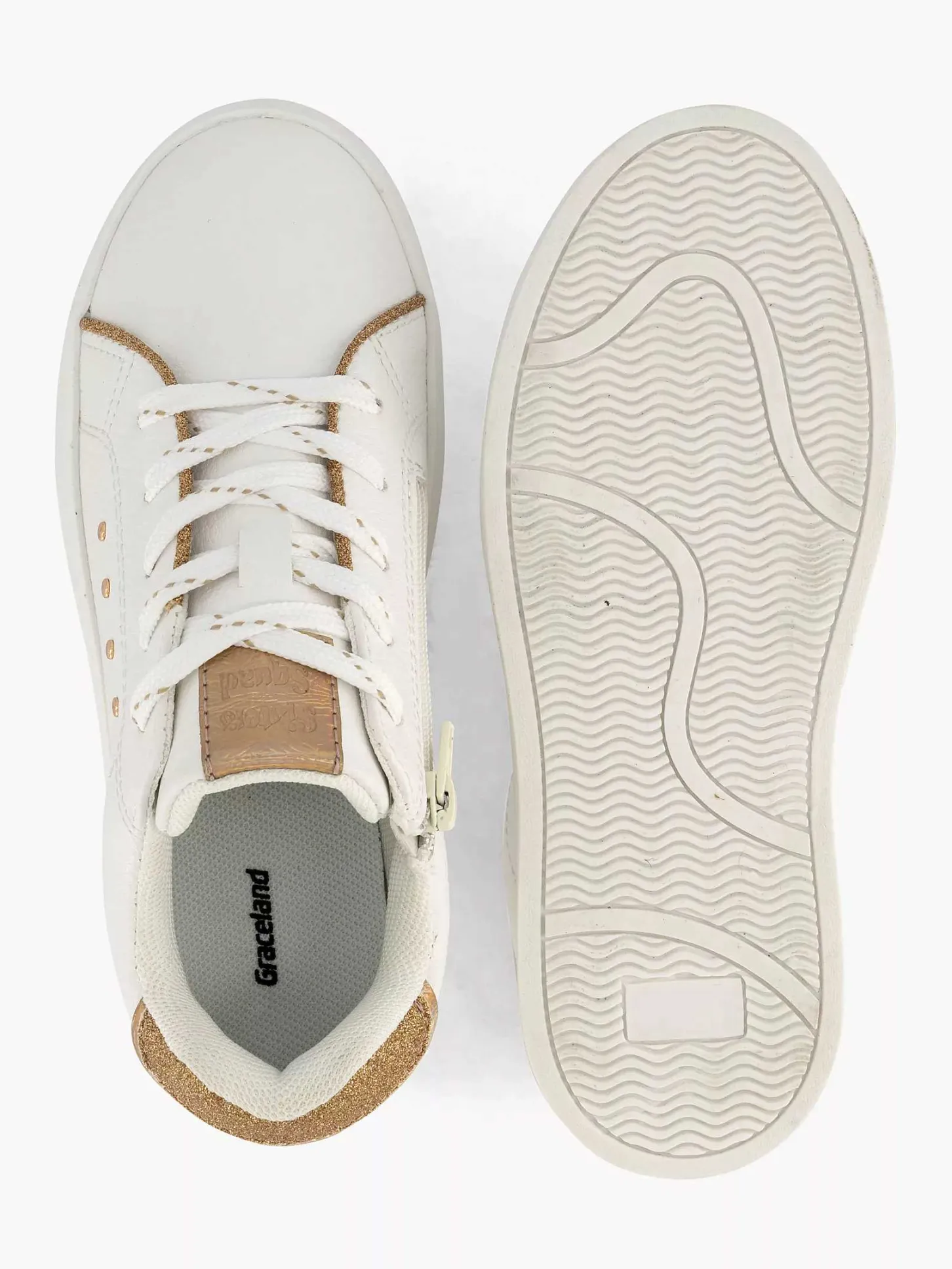 Outlet Witte Sneaker Kinderen Jongensschoenen